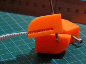 y axis belt clamp flsun cube hobby diy mechanical parts 3d print model - Mito3D