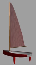 yacht fliegend schiffe sport segelboote meer boot nautisch hobby diy 3d print model - Mito3D