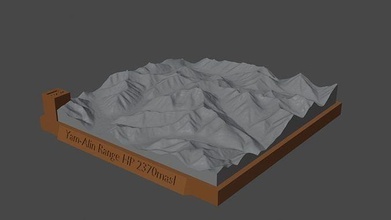 yam alin Angebot hp Berg Landschaft Vulkan Terrain Umgebung Natur Photogrammetrie Elevation Wissenschaft 3d print model - Mito3D