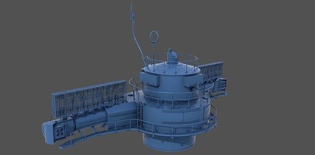 yamato 15m principal telémetro 1 100 escala musashi acorazado arma óptico artillería binocular embarcacion buque japón japonés ww2 guerra mundial pasatiempo bricolaje diy 3d print model - Mito3D