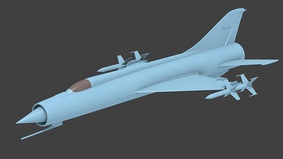 ye-152 irplane aircraft flight military jet flying fighter air stealth demonstrator russian fast airplane hobby diy 3d print model - Mito3D