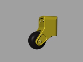 amarillo tipo equipaje rueda caja viaje neumático paquete pasatiempo bricolaje diy estilo ruedas laminación mano herramientas caso funda 3d print model - Mito3D