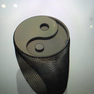 ying Yang Ring Ringe Schmuck Harz dlp Yin Resinprinter dlpprinter Kunst mathematisch 3d print model - Mito3D