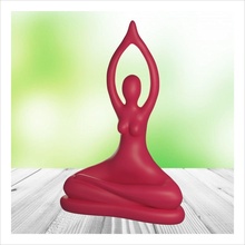yoga 1 estatua loto decoración arte hogar casa regalo 3d print model - Mito3D