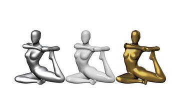 yoga donna figura statua buda rilassare meditazione ganesha Casa arredamento 3d print model - Mito3D