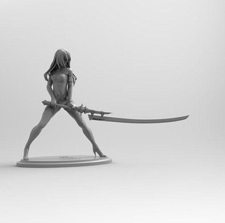 yorha a2 nier automata 3d printed model yorhaa2 3dprinting stlfiles figurine collectible actionfigure gaming videogames cosplay fanart 3dmodel 3dprintingcommunity 3dprinted anime manga gamingcommunity 3dprintedfigurine games toys 3d print model - Mito3D