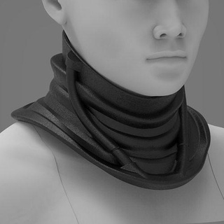 Yoroi tenrai espartano cosplay colarinho aréola roupa interior infinito samurai futuro pescoço tpu passatempo faça 3d print model - Mito3D