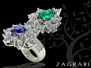 Sie, mich anzurufen Schmuck Luxus kostbar scheint gem Platin gold Juwel genial Diamant-ring diamond Mode ring Mode-ring verschiedene Modelle verschiedenen Ringe 3d print model - Mito3D