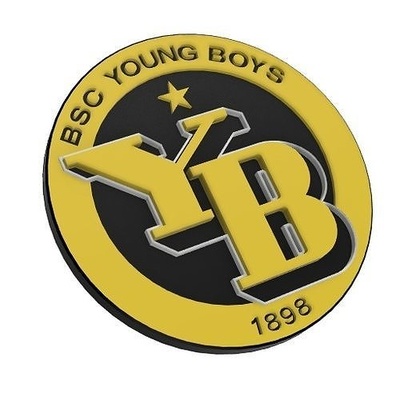 young boys bern wall sign yb raiffeisen super league bundesliga football soccer logo emblem interior decoration symbol art signs logos 3d print model - Mito3D