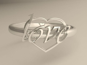 votre bien-aimé de l'anneau bijoux l'amour la saint-valentin belle admirer l'amitié petite amie petit ami l'homme femme les fêtes noël présent d'argent or anneaux makerschallenge dae 3d print model - Mito3D
