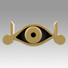 yu-gi-oh yugioh duel monsters isis ishtar necklace cosplay prop yu gi oh replica 3d printable hobby diy other 3d print model - Mito3D