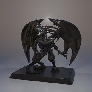 yugioh vermelho olhos preto dragão fantart negro vermelhos cartas decks juego jogos videojuego escultura estatua criaturas estátua stl produtos arte esculturas 3d print model - Mito3D