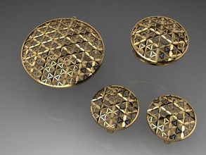 z16 diamante conjunto argolas colar joalheria joias moda ouro Projeto prata anel elegante brilhando gema pulseira brinco pingente safira mulheres Casamento 3d print model - Mito3D