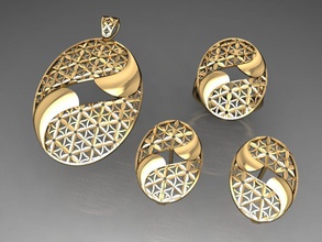 z20 diamante conjunto argolas colar joalheria joias moda ouro Projeto prata anel elegante brilhando gema pulseira brinco pingente safira mulheres Casamento 3d print model - Mito3D