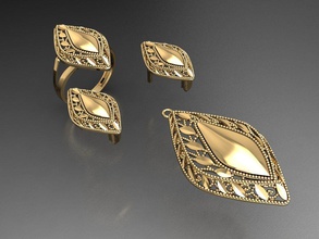 z64 diamante anillo anillos collar joyería joya gemas Moda oro diseño plata elegante brillante pulsera arete colgante pendiente zafiro mujer Boda 3d print model - Mito3D