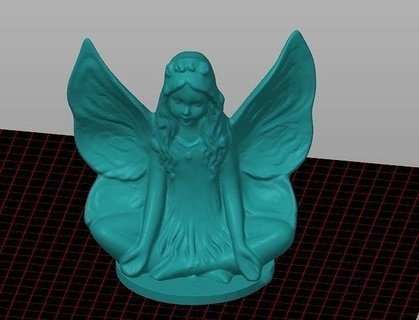 zanti Engel Flügel Skulpturen Statue Haus Dekor 3d print model - Mito3D
