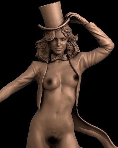 zatanna nsfw 3d impressão sexy mulher dc histórias quadrinhos arte esculturas 3D print model - Mito3D