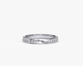 zdr0148 platine mariage bijoux engagement or argent diamant bague imprimable luxe sterling anneaux 3d print model - Mito3D