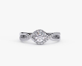 zdr0151 Platin Schmuck wertvoll Engagement Luxus Silber druckbar Sterling Gold Ring Mode brillant Diamant Schönheit Juwel Ringe 3d print model - Mito3D