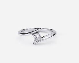 zdr0152 Schmuck Gold druckbar Diamant Engagement Hochzeit Sterling Platin Ring Juwel Silber Ringe 3d print model - Mito3D