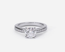 zdr0154 diamant engagement bague or bijoux argent imprimable bijou mariage mode platine brillant engagem gemme sterling anneaux 3d print model - Mito3D