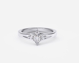 zdr0163 platino joyería joya precioso compromiso Boda lujo oro brillante imprimible diamante anillo libra esterlina zafiro Moda anillos 3d print model - Mito3D
