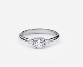 zdr0167 jewelry platinum precious engagement wedding diamond ring gold brilliant luxury sterling printable gem sapphire brillant silver rings 3d print model - Mito3D