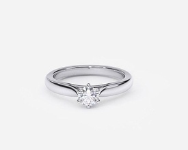 zdr0177 Platin Schmuck Engagement Hochzeit Luxus druckbar Gold Diamant Ring Sterling brillant Mode Silber Solitär wertvoll Juwel Ringe 3d print model - Mito3D