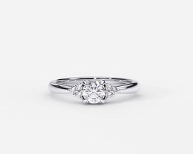 zdr0218 anillo joyería joya diamante anillos Boda compromiso platino imprimible oro solitario lujo plata banda precioso 3d print model - Mito3D