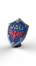 zelda hylian shield switch games nintendo link legend breath wild 3d printing file resin toys game accessories 3d print model - Mito3D