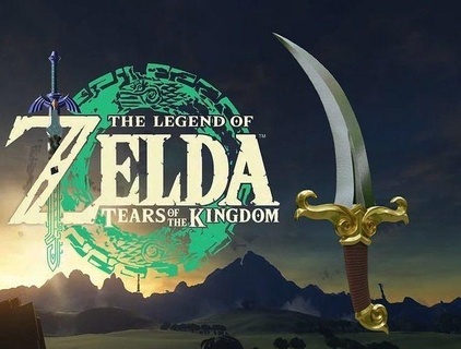 Zelda Messer Nintendo Spiel Verknüpfung Spiele Spielzeuge Video Charakter Tränen Klinge Cosplay Zubehör Schwert drucken botw Königreichs Legende 3dprinting 3d print model - Mito3D