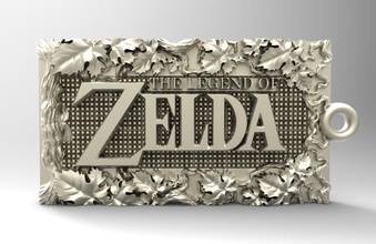 zelda secours trousseau version disponible de un soulagement la cnc clés pendentif nintendo nes lien vidéo jeux mario bijoux pendentifs 3d print model - Mito3D