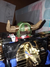 zeo 4 bull megazord helmet horns powerrangers games toys 3d print model - Mito3D