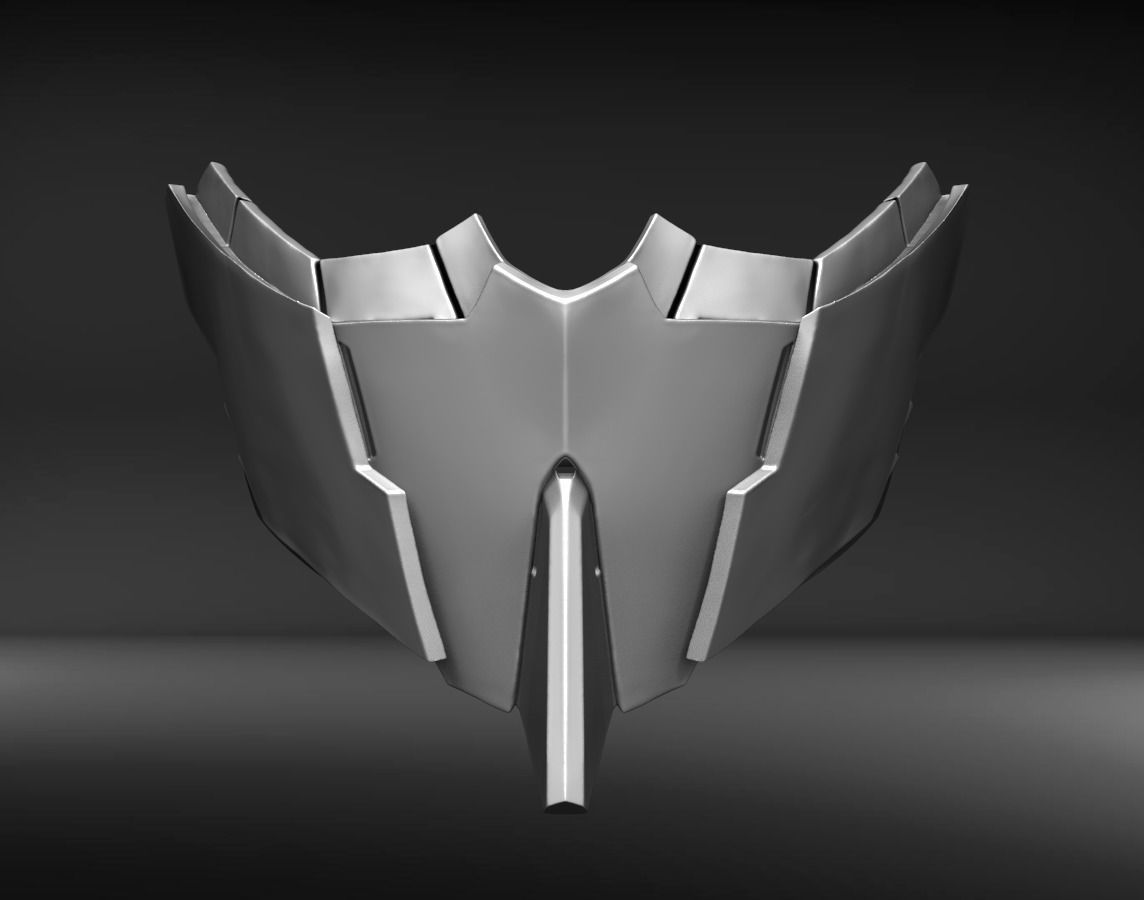 mecha maske v3 stl covid19 koronavirüs zeta giyilebilir kostüm oyunu kovid kendin yap hobi gundammask maskesi 3D print model - Mito3D