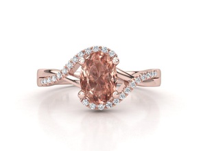 zgr 001 jewelry ring diamond gem engagement wedding gold jewel rings zennio 3d print model - Mito3D