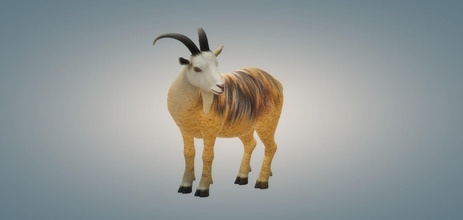 ziege goat nature animal bauernhof milk art sculptures 3d print model - Mito3D