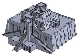 ziggurat città 3d modello stampa 3dprint cnc fresatura stampante render prototipazione stampa stampabile pila gioiello mucchio arte storico scienza 3d print model - Mito3D