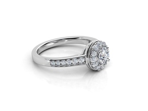 zlr0112 jewelry ring diamond engagement wedding white printable rings zennio 3d print model - Mito3D