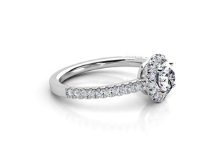 zlr0140 jewelry ring diamond wedding printable engagement rings zennio 3d print model - Mito3D
