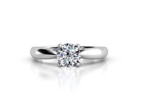 zlr0155 jewelry ring diamond engagement wedding printable rings zennio 3d print model - Mito3D