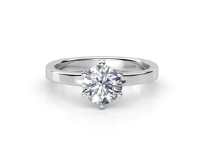 zls01 solitär engagement ring oval schnitt diamant juwel hochzeit schmuck gold ringe zennio 3d print model - Mito3D