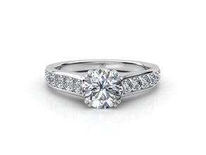 zlsa01 Schmuck ring diamond Hochzeit engagement gold Ringe zennio 3d print model - Mito3D