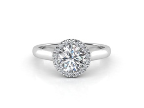zlse01 jewelry ring diamond wedding engagement gold rings zennio 3d print model - Mito3D