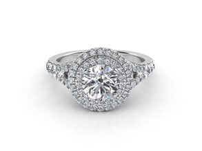 zlse04 jewelry ring diamond wedding engagement gold rings zennio 3d print model - Mito3D