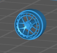 zmo style rims hotwheels real riders wheel design tire car tyre diecast 164 custom alloys racing bbs hobby diy automotive 3d print model - Mito3D