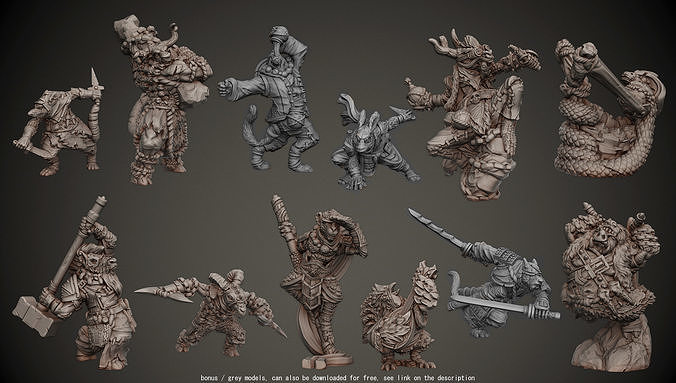 zodiaco completare impostato 36 miniatura minis rpg tavolo mostro bestia creatura ratto tigre coniglio Drago cavallo scimmia pollo cane maiale animale arte sculture oroscopo 3D print model - Mito3D