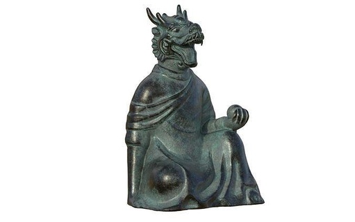 zodiaco Drago animale statua Cinese rame 3d storia cultura culturale reliquie arte qing dinastia antico sculture 3d print model - Mito3D