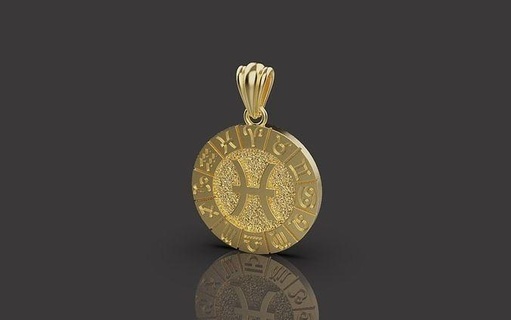 zodiac pendant 0020 gold jewelry silver men pendants world diamonds female design armenia jewel jewellery platinum gem printable lux fashion luxury lovelux 3d print model - Mito3D
