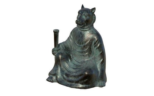 zodiaque tigre animal statue chinois cuivre 3d l'histoire culture culturel reliques art qing dynastie ancien sculptures 3d print model - Mito3D