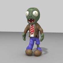 zombie in completo uomo cravatta 10saleoff impianti vs mostro creatura toon cartone animato mostri morto raccapricciante giochi giocattoli 3d print model - Mito3D